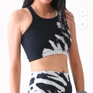 ELECTRIC & ROSE WOMENS SIZE XS BELLA BRALETTE ARID WASH I ONYX/BEACHWOOD